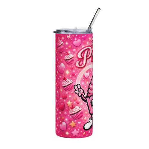 Love Pinky Stainless Steel Tumbler, 20oz | Birthday Cupcakes