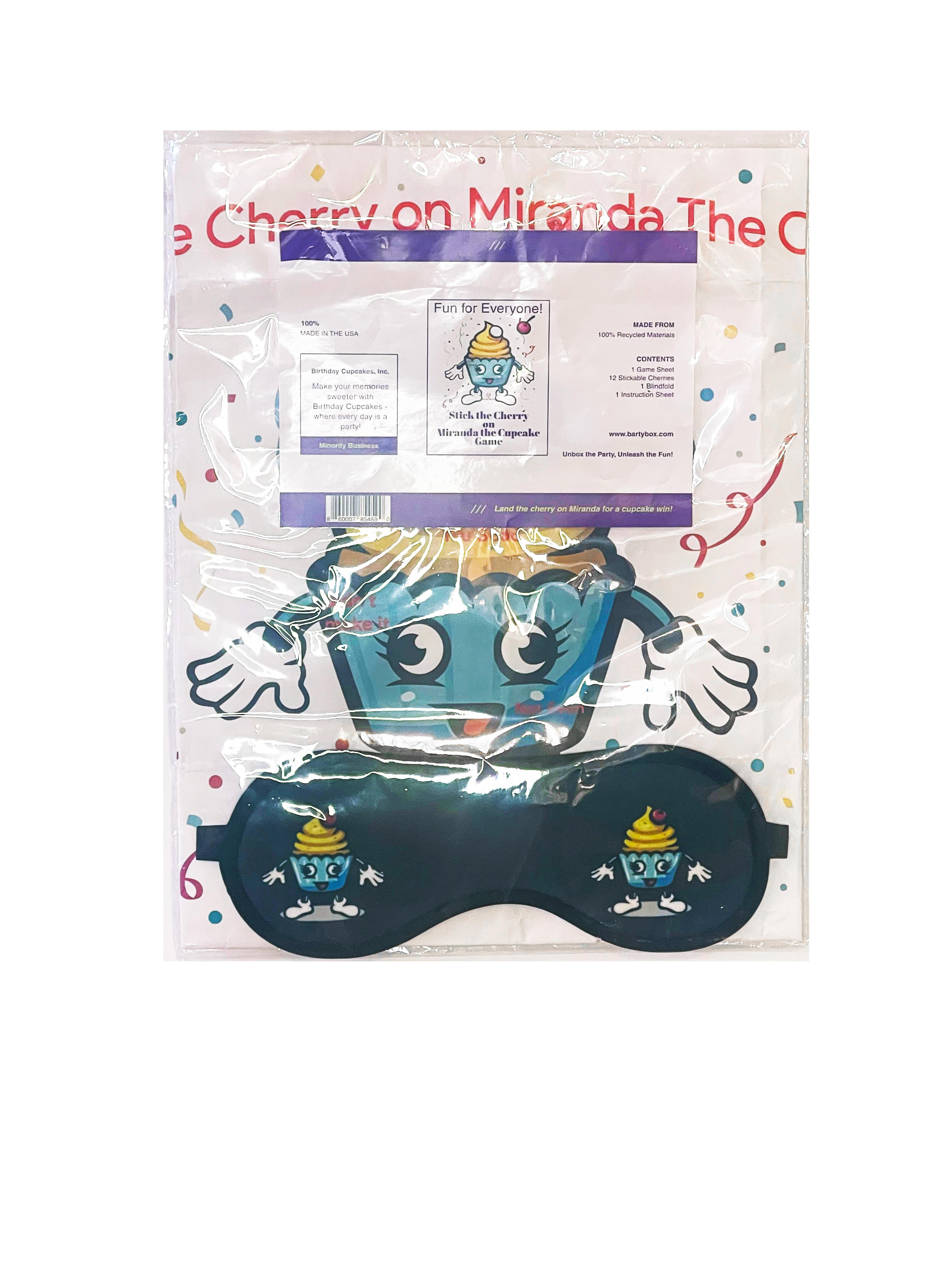 Stick the Cherry on Miranda Party Game